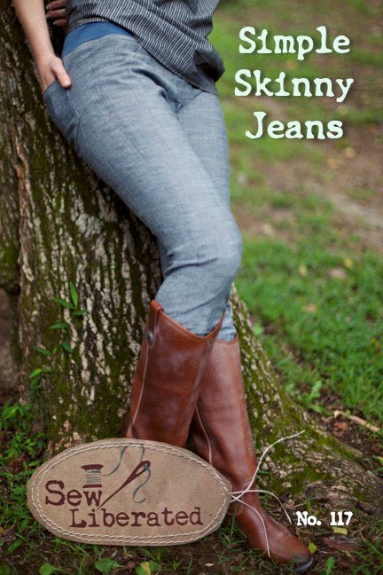 Simple Skinny Jeans Paper Pattern - Sew Liberated - Image 5