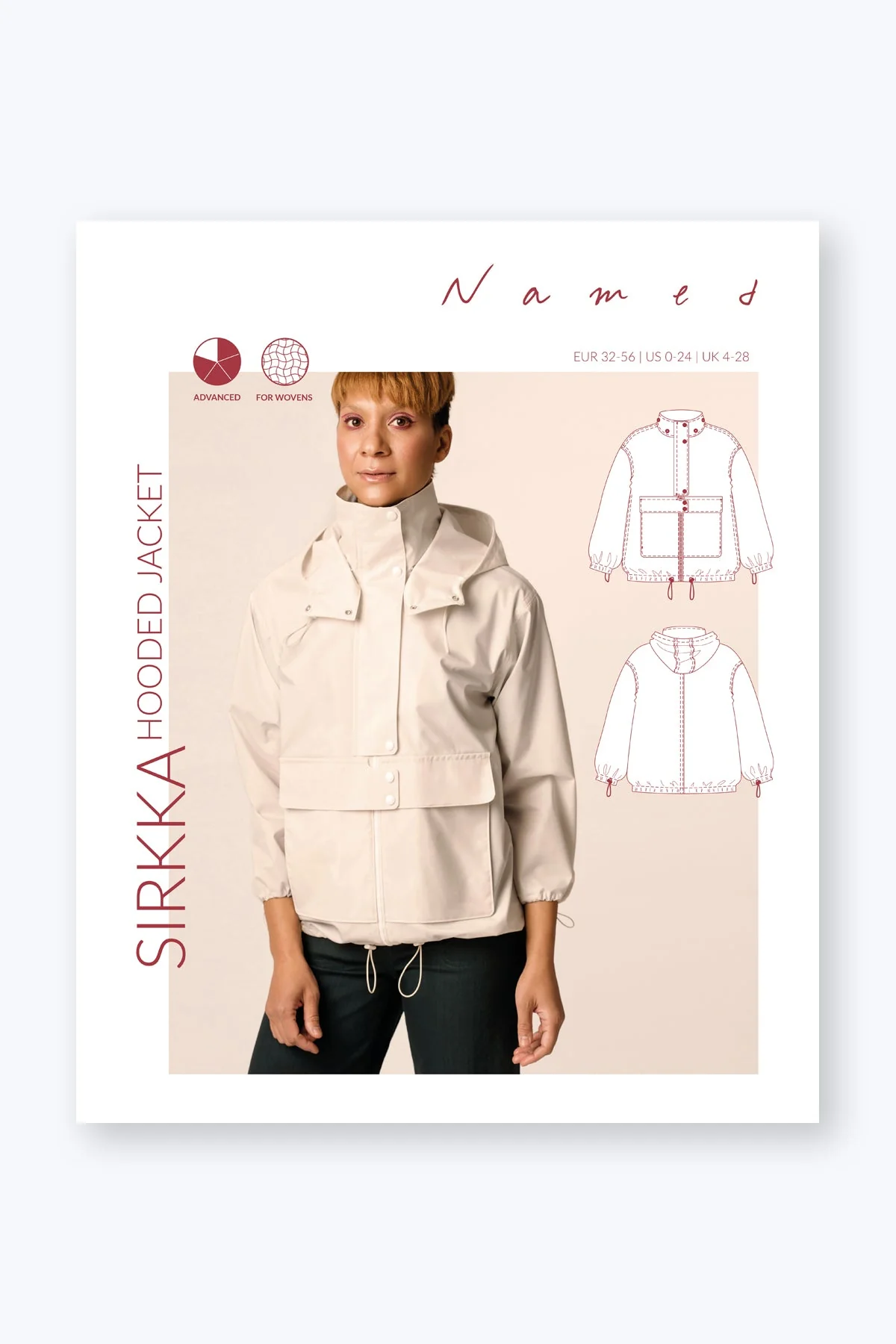Sirkka Hooded Jacket - Named Clothing - Sewing Pattern - Image 5