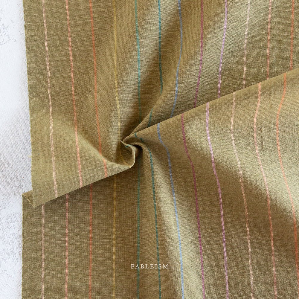 Skinny Stripe - Clover (REVERSIBLE) - Lucky Loom - Fableism Supply Co.