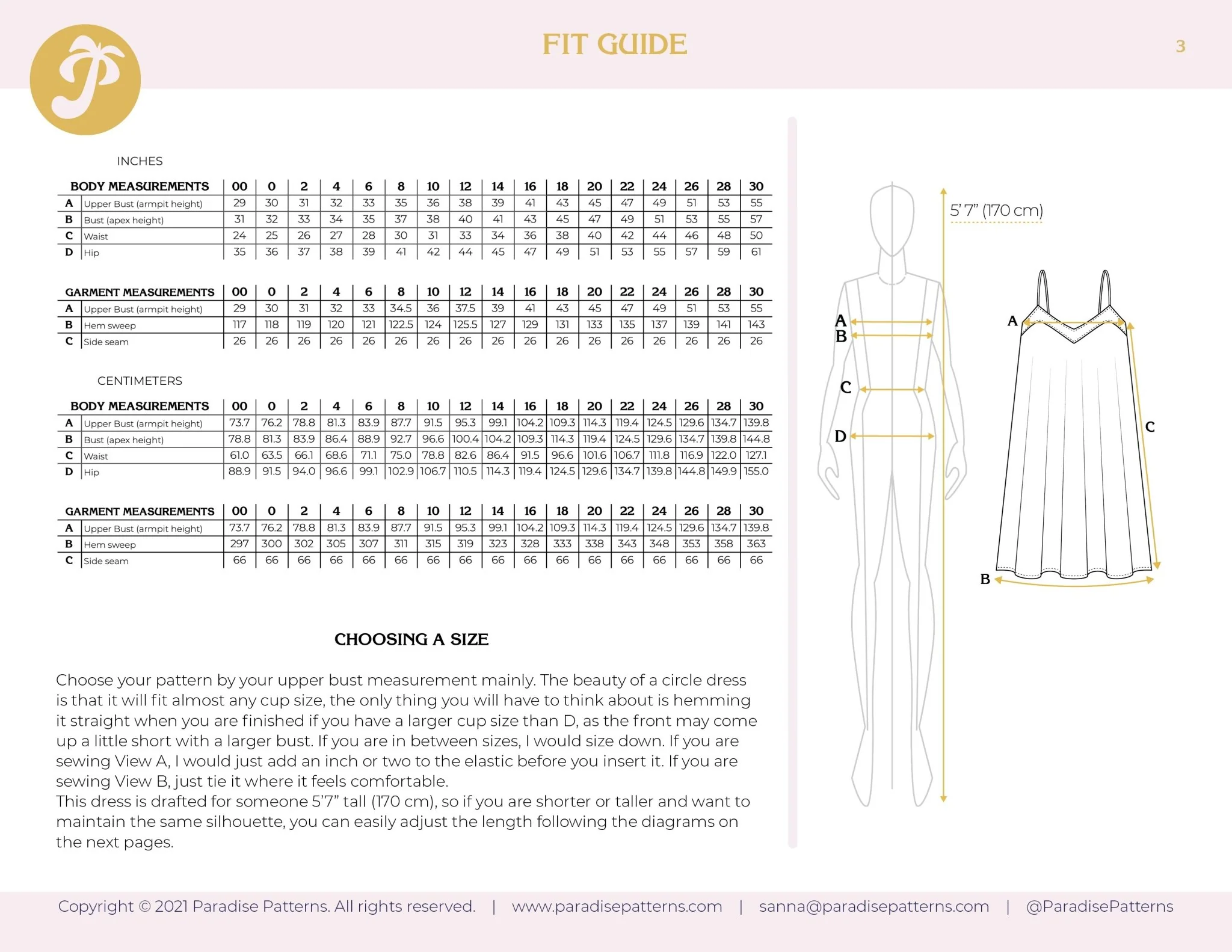 Smultron Dress PDF Pattern - Paradise Patterns - Image 15