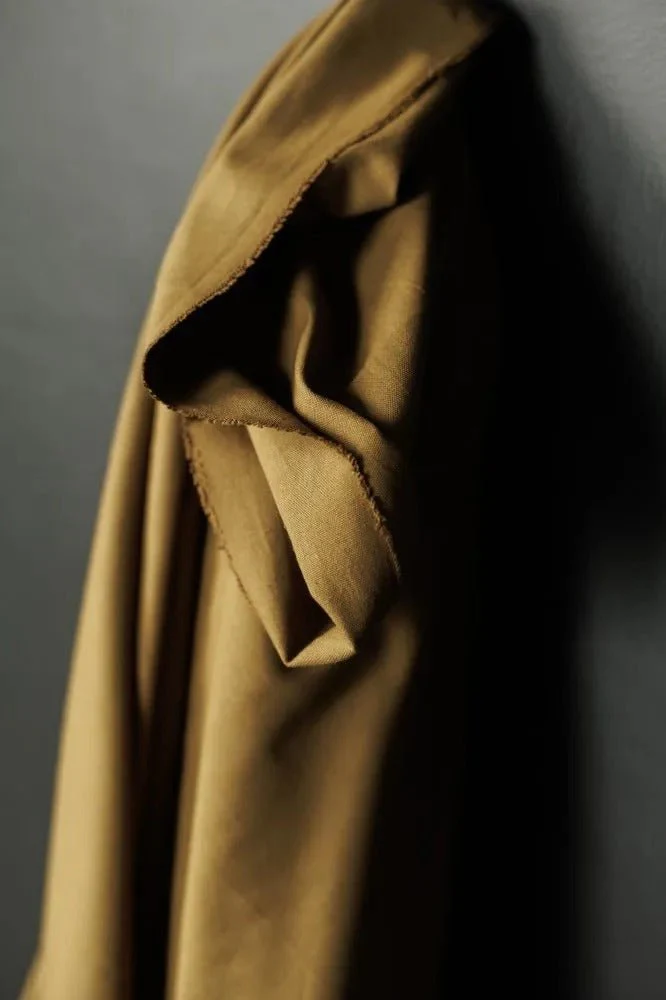 Soft BCI Cotton Canvas - Olive Brown - Merchant & Mills - Image 2