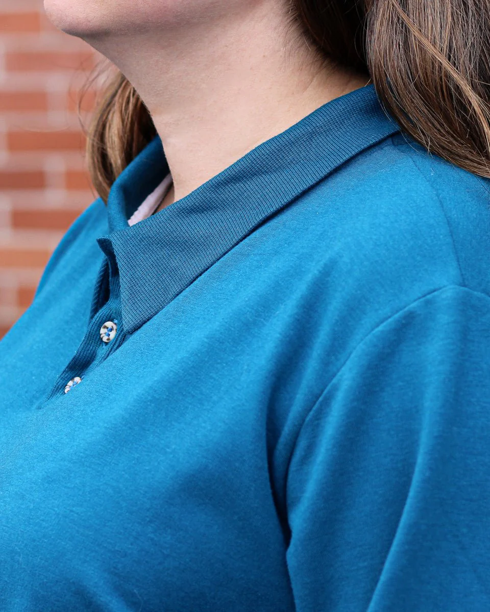 Sombrio Polo Mens or Women's PDF Sewing Pattern - Thread Theory - Image 15
