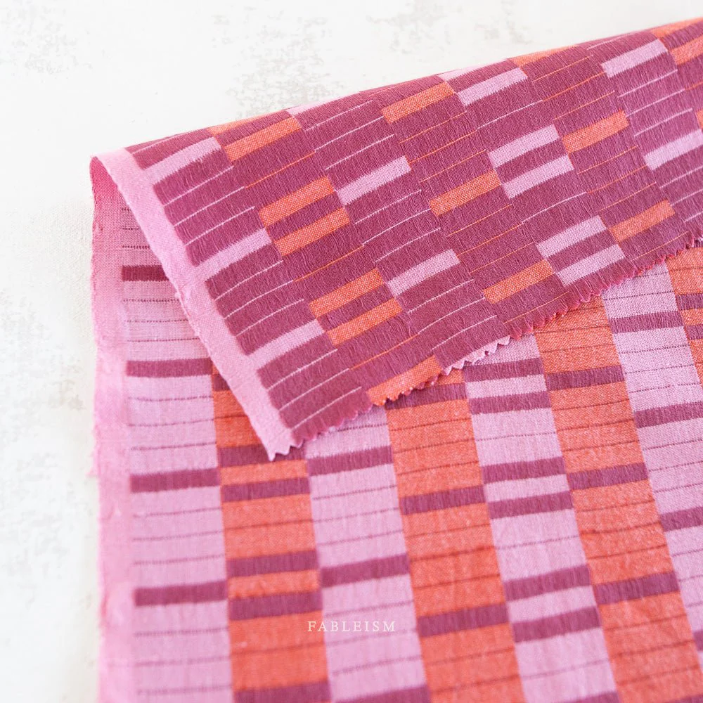 Southwest Stripe - Berry (REVERSIBLE) - Lucky Loom - Fableism Supply Co. - Image 2