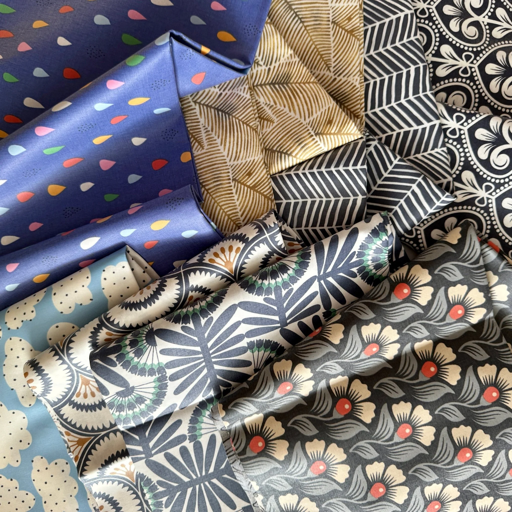 Spotty Sky - Sandra Hutter for Cloud9 Fabrics - Broadcloth with Matte Laminate - Image 6
