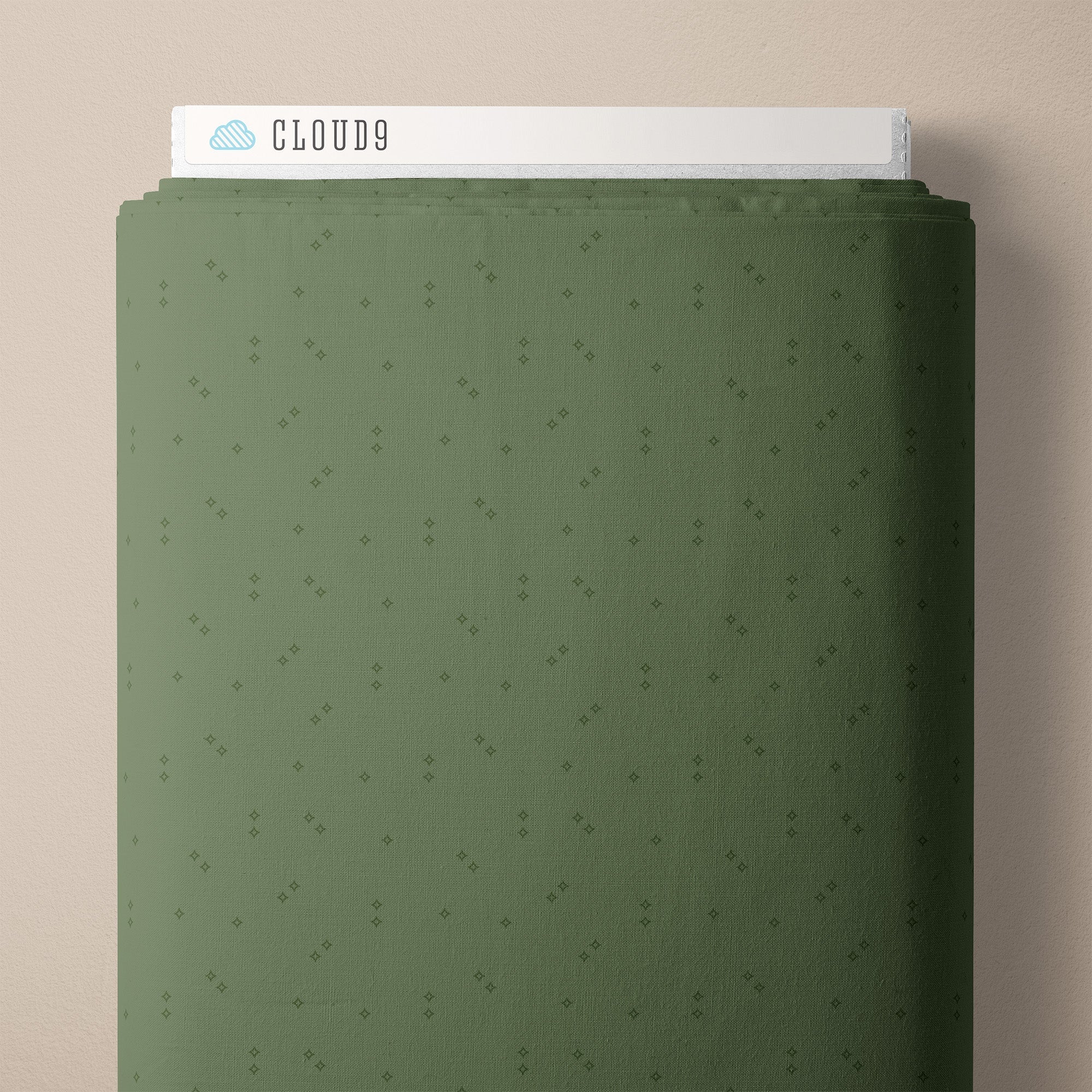 Sprinkles - Green - Spring Showers - Ann Gardner - Cloud 9 Fabrics - Poplin