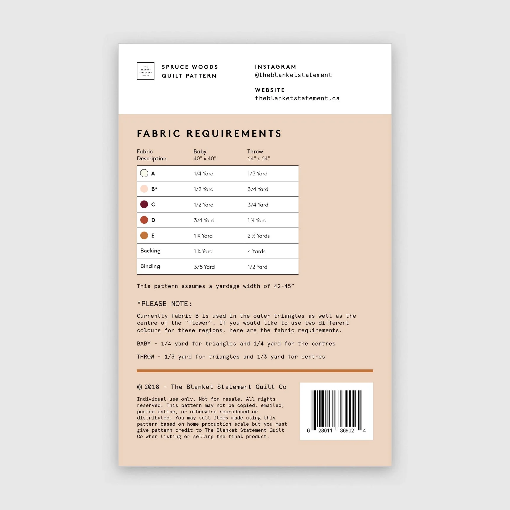 Spruce Woods Paper Pattern - The Blanket Statement Quilt Co. - Image 10