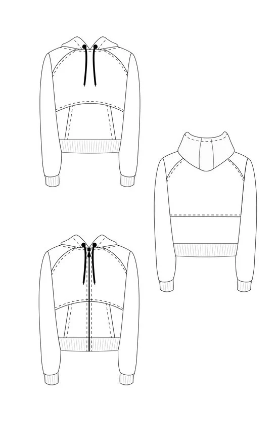Stanton Hoodie (2 size options) Paper Pattern - Cashmerette - Image 20