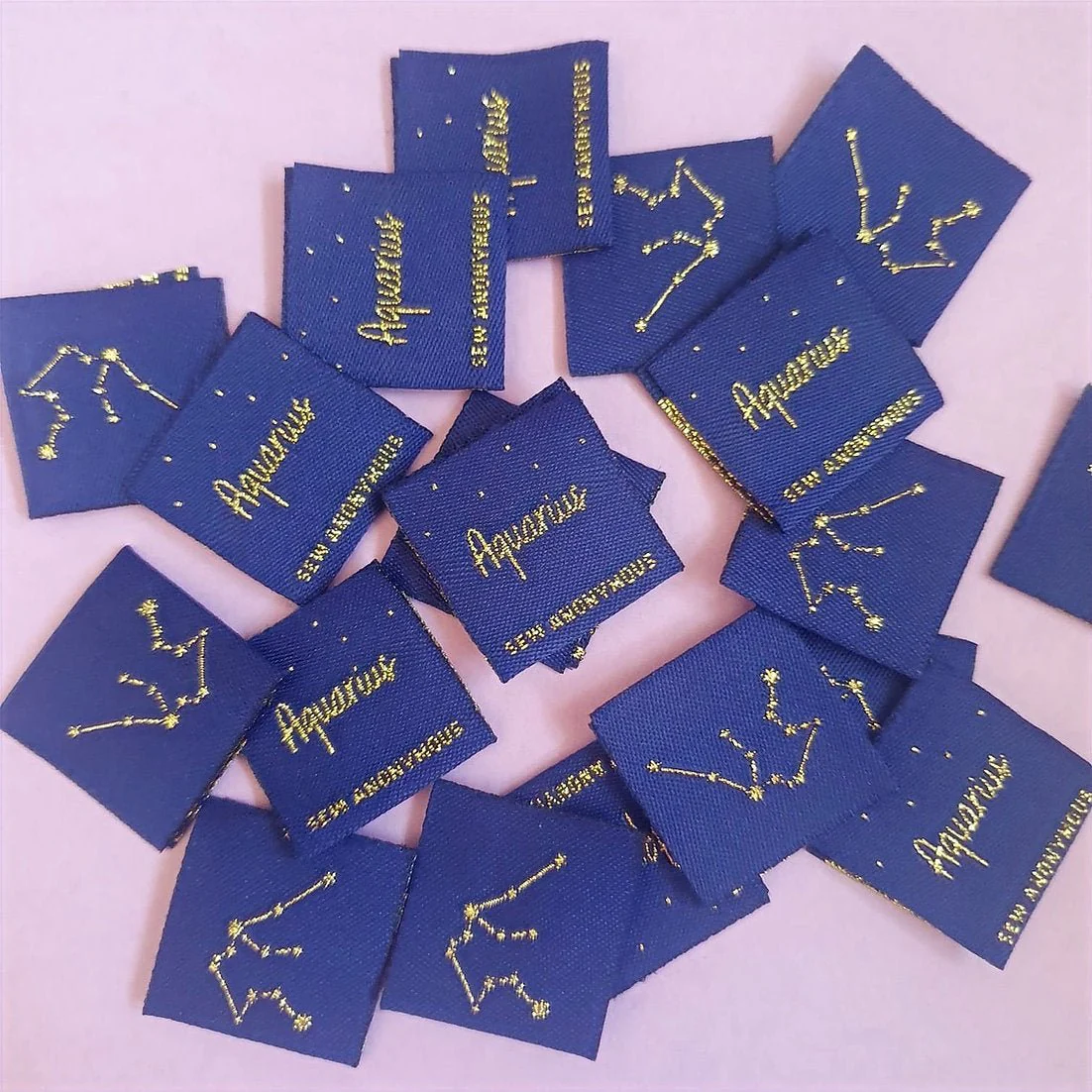 "STAR SIGN" Zodiac Woven Label Pack - Sew Anonymous - Image 2