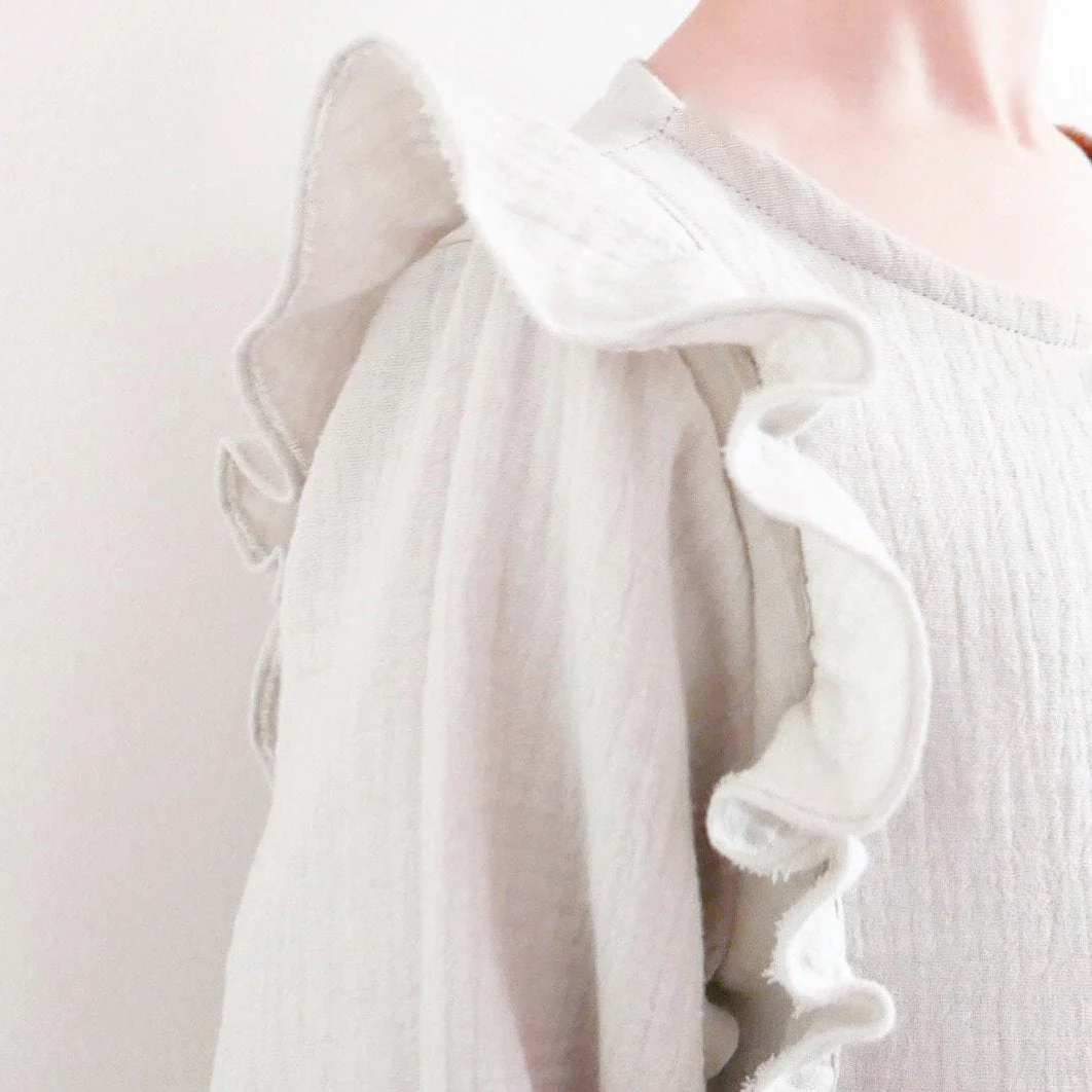 Stella Blouse or Dress Sewing Pattern - Girls 3/12Y - Ikatee - Image 13
