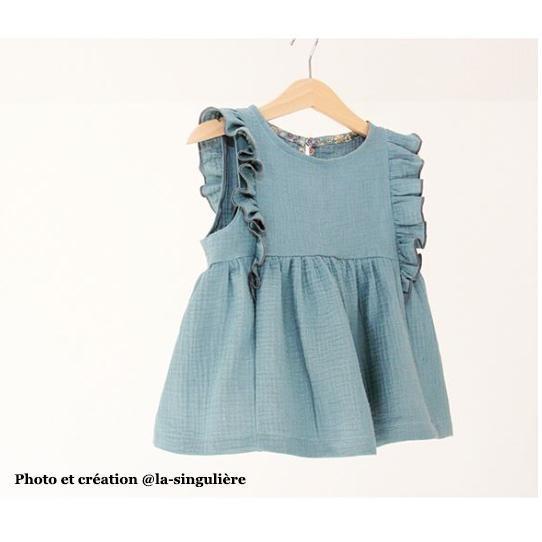 Stella Blouse or Dress Sewing Pattern - Girls 3/12Y - Ikatee - Image 17