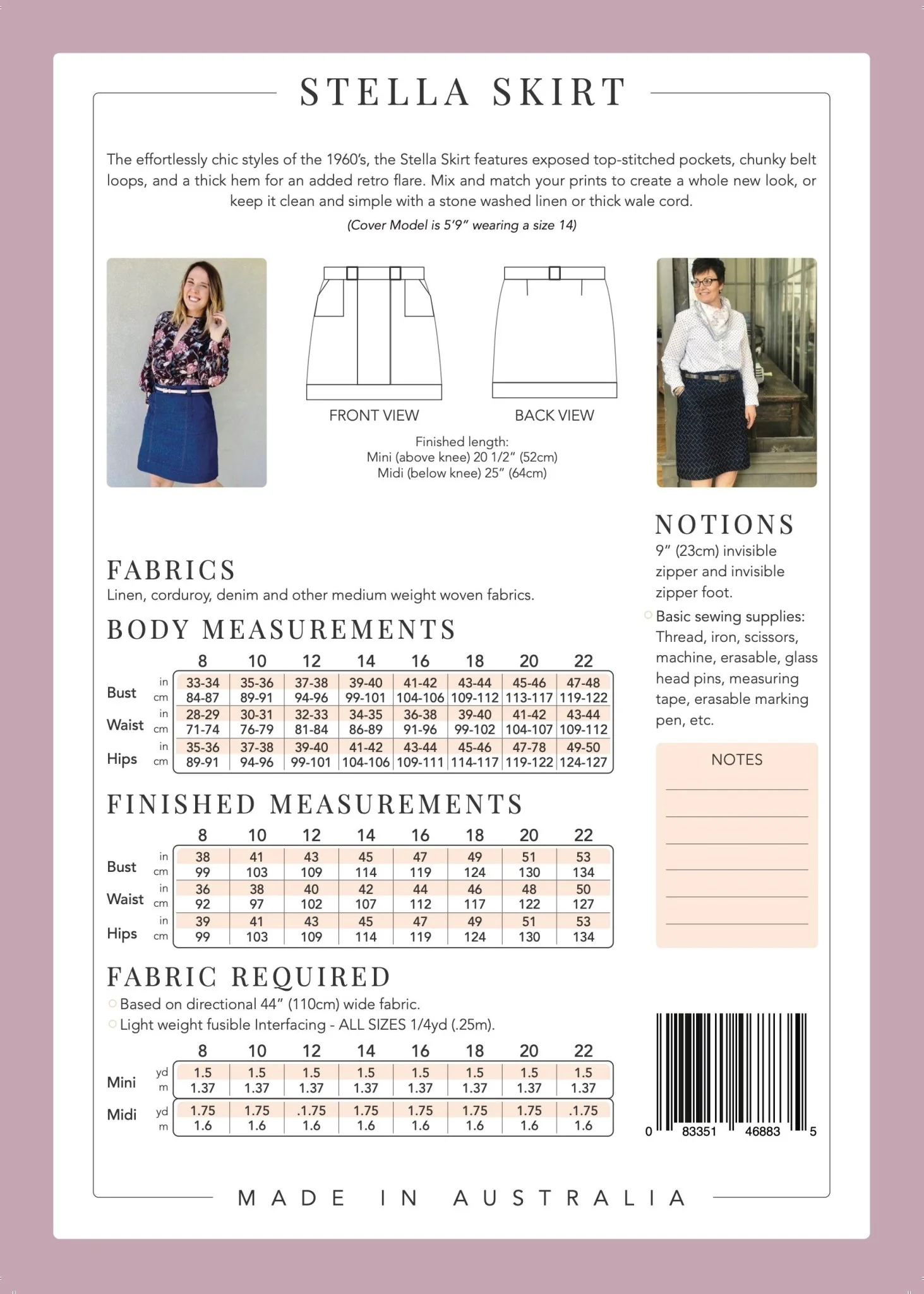 Stella Skirt - Paper Pattern - Sew to Grow - Image 17