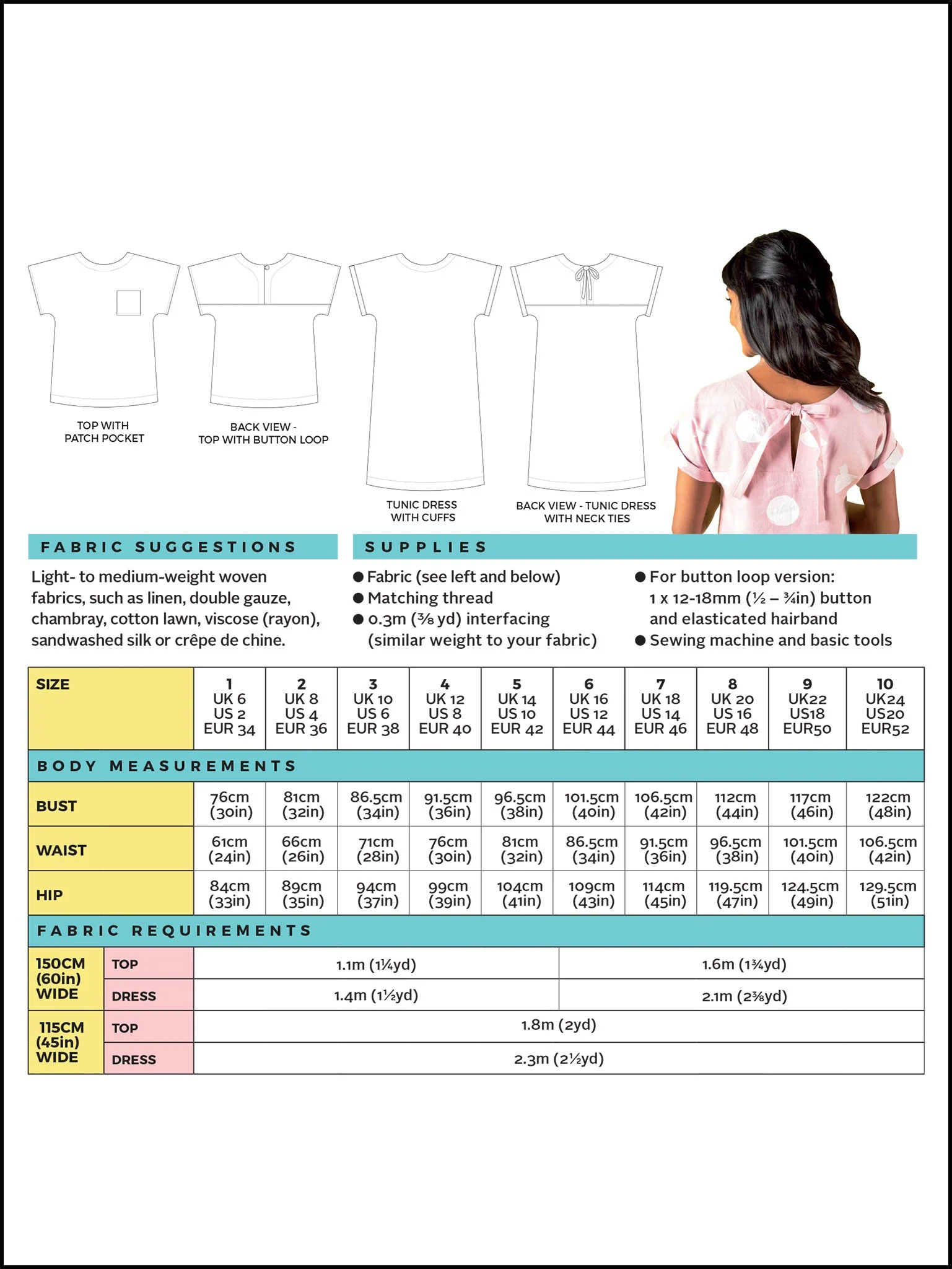 Stevie Tunic Pattern - Tilly And The Buttons - Image 10