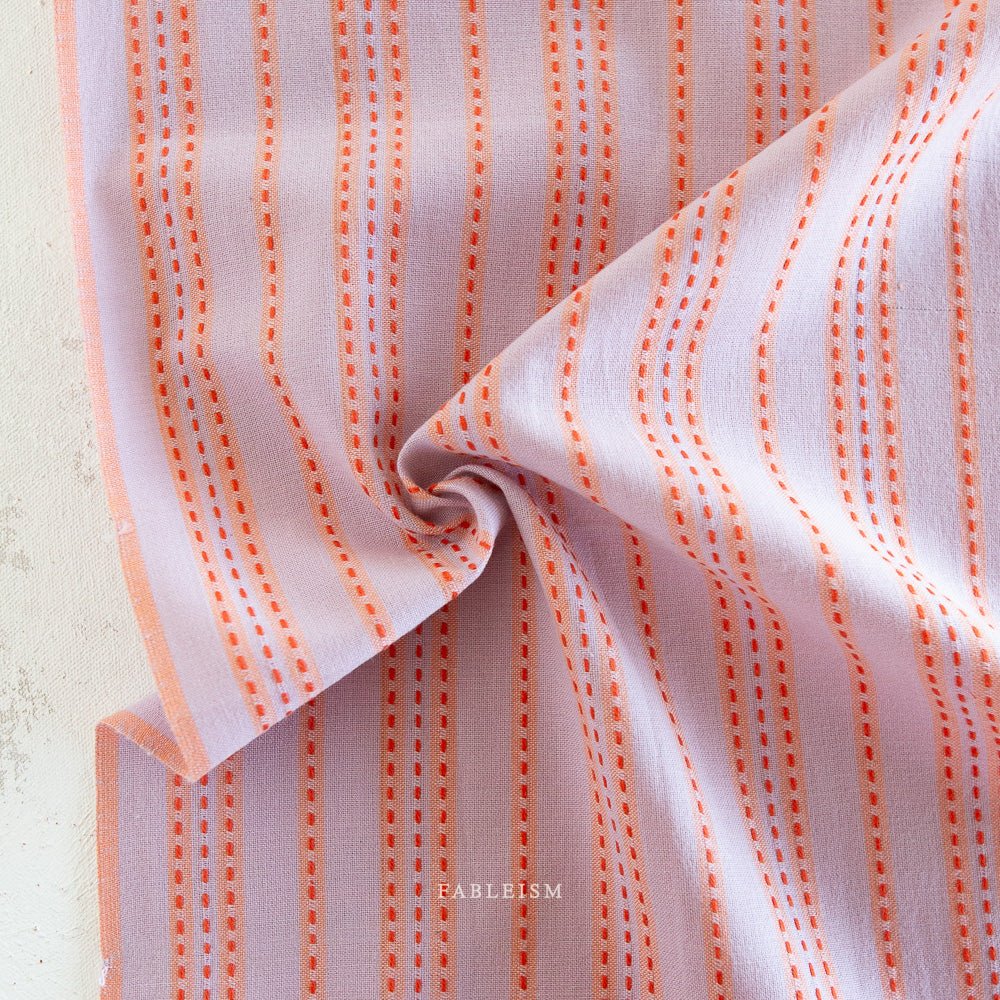 Stitch Stripe - Lavender - Lucky Loom - Fableism Supply Co.
