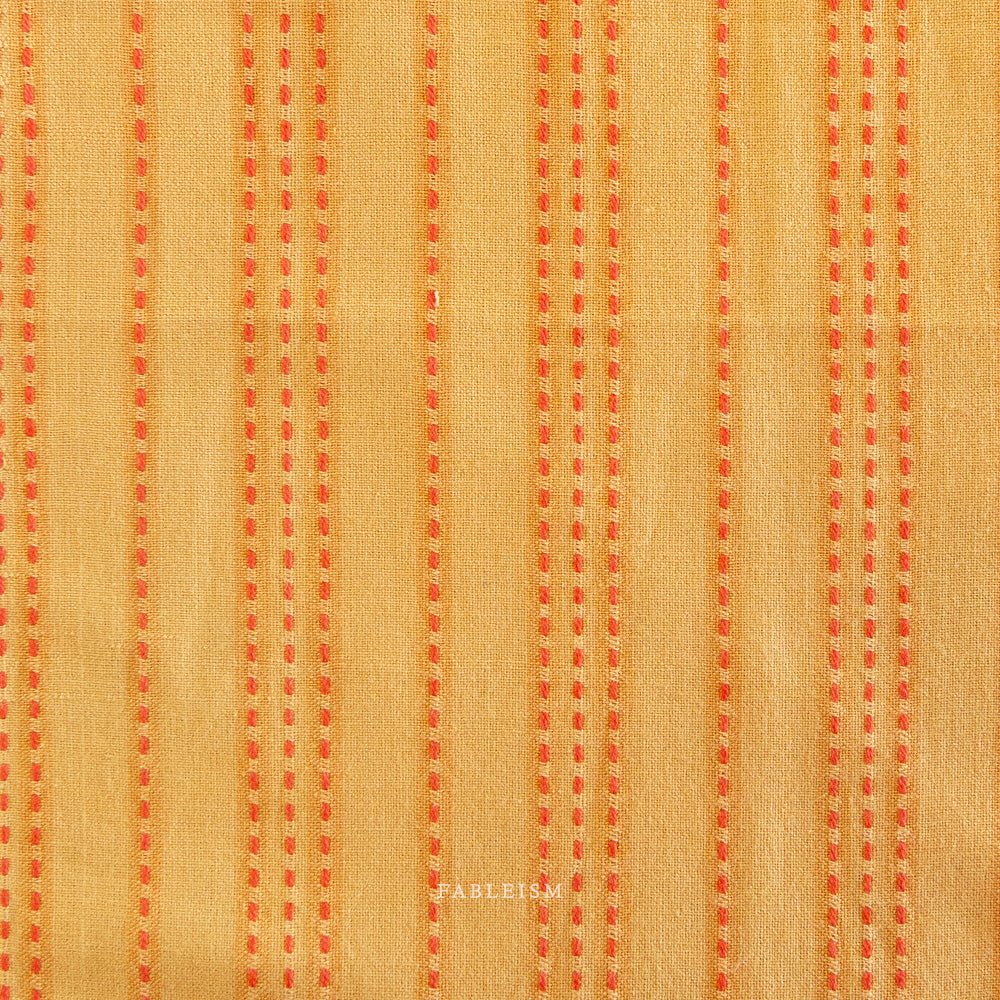 Stitch Stripe - Tumeric - Lucky Loom - Fableism Supply Co. - Image 3