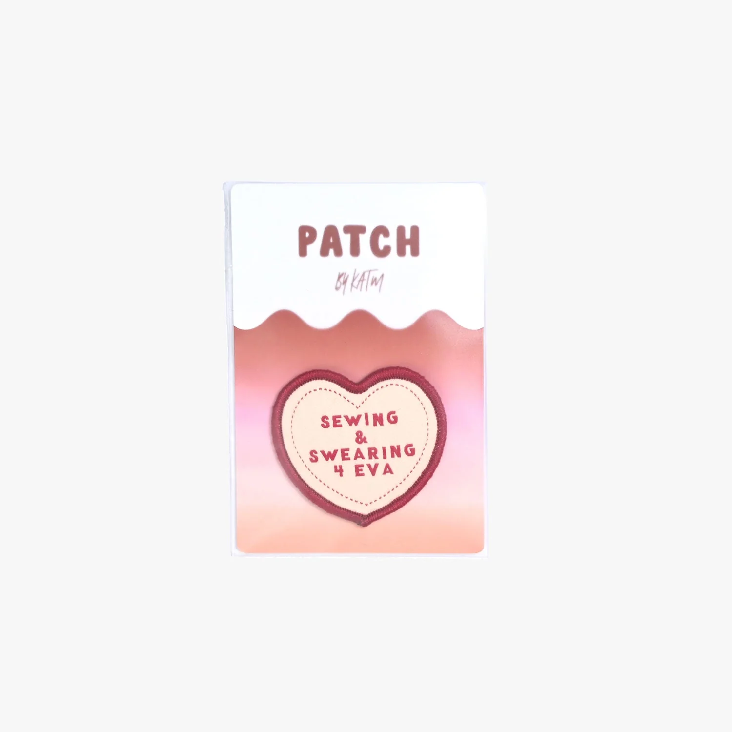 "Swearing & Sewing 4 Eva"- Iron On Patch - Kylie And The Machine