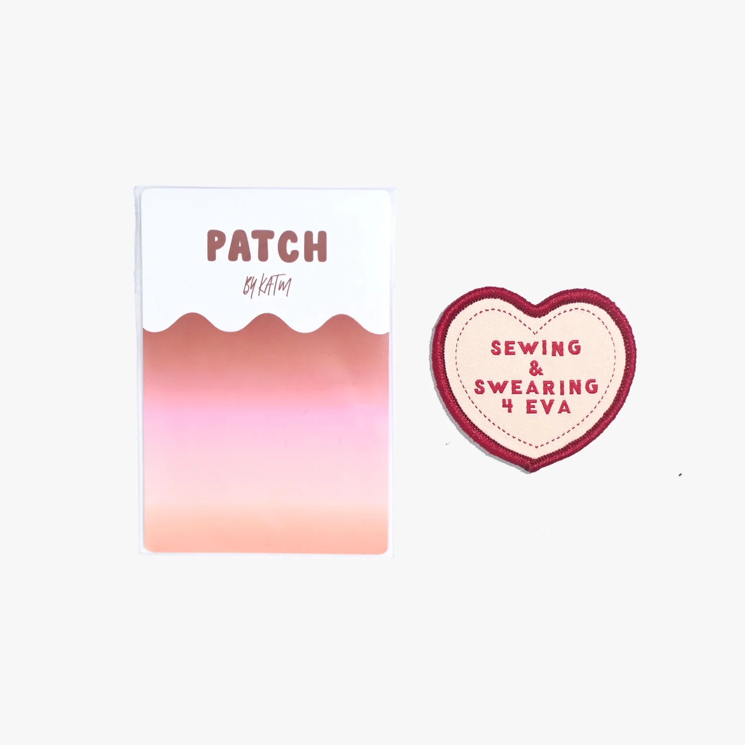 "Swearing & Sewing 4 Eva"- Iron On Patch - Kylie And The Machine - Image 2