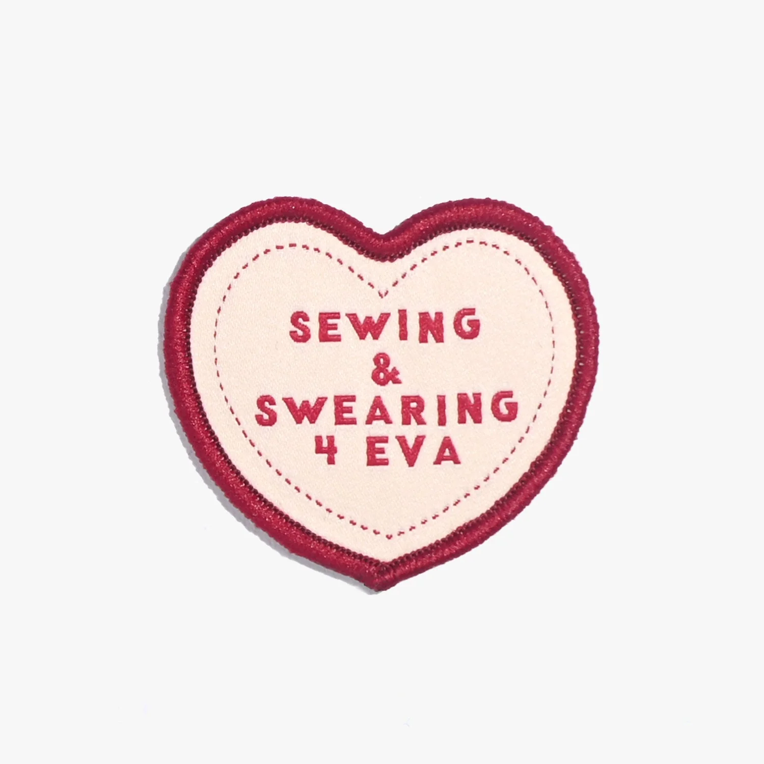"Swearing & Sewing 4 Eva"- Iron On Patch - Kylie And The Machine - Image 3