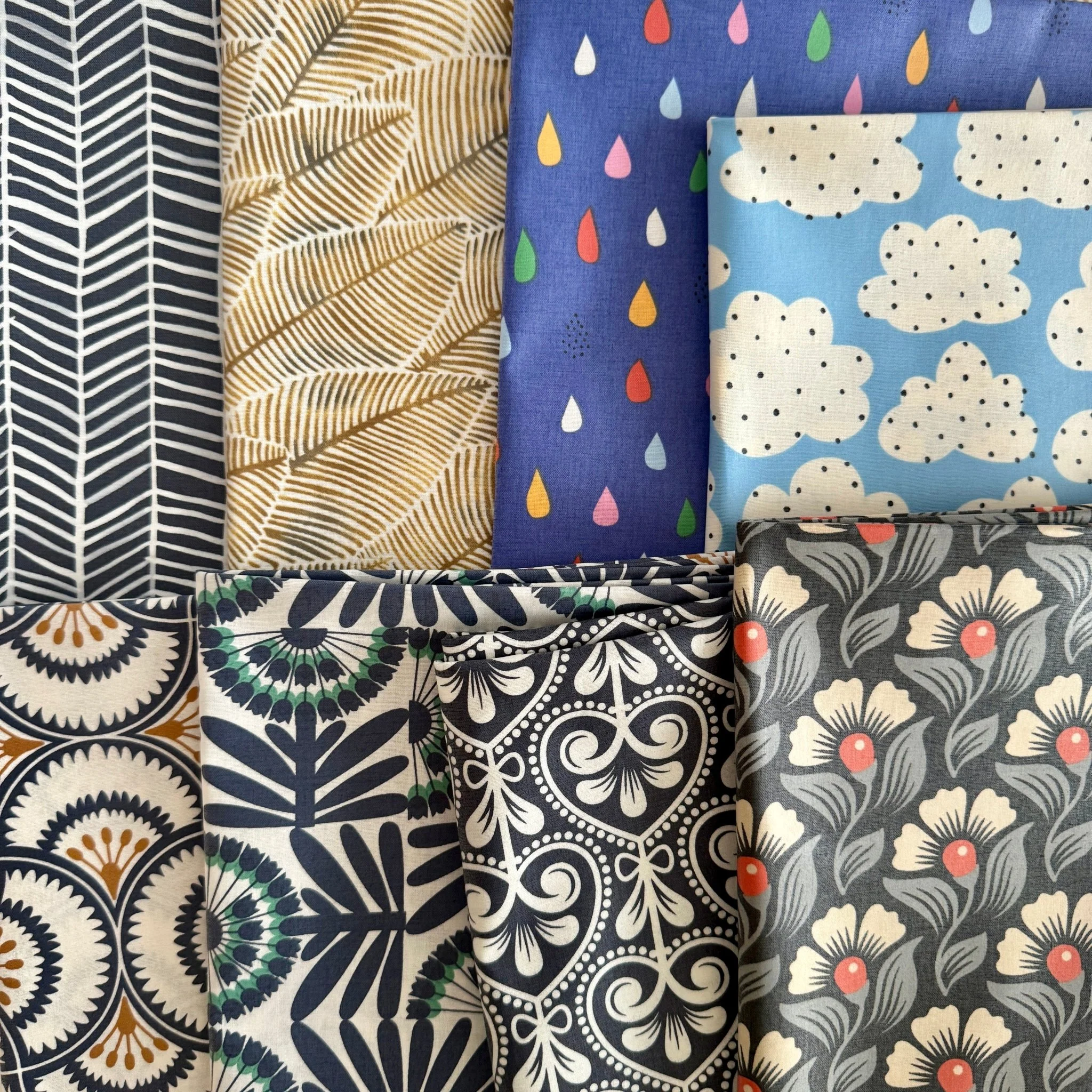 Sweet William Scallops - Taya Cosgrove for Cloud9 Fabrics - Broadcloth with Matte Laminate - Image 4