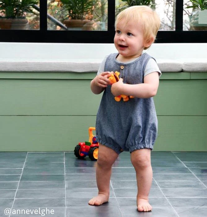 Sydney Romper Sewing Pattern - Baby 1M/24M - Ikatee - Image 6