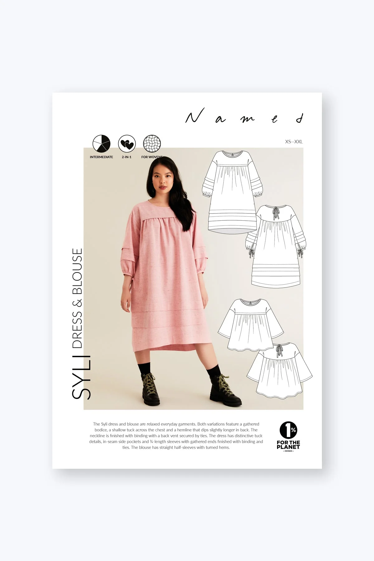 Syli Dress & Blouse - PDF Pattern - Named Clothing - Image 11