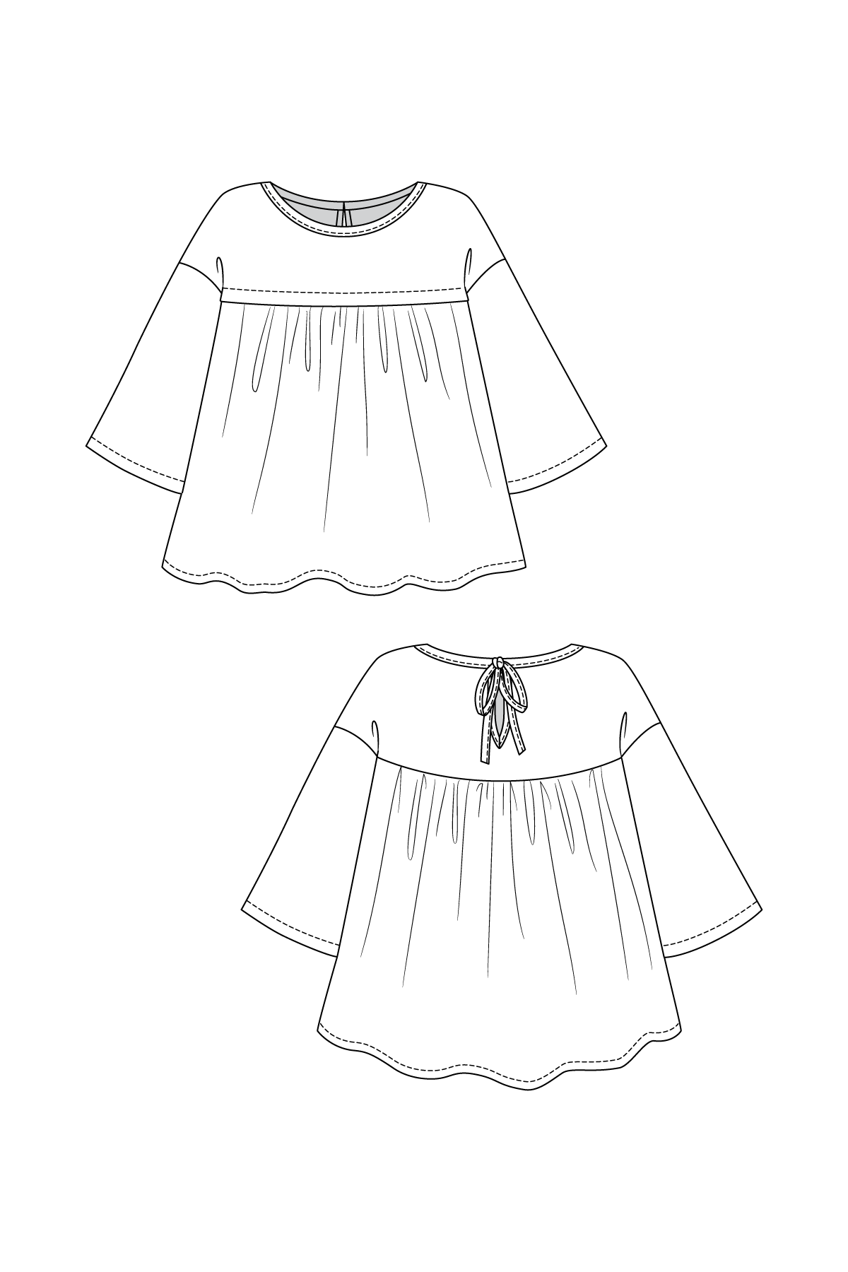 Syli Dress & Blouse - PDF Pattern - Named Clothing - Image 9