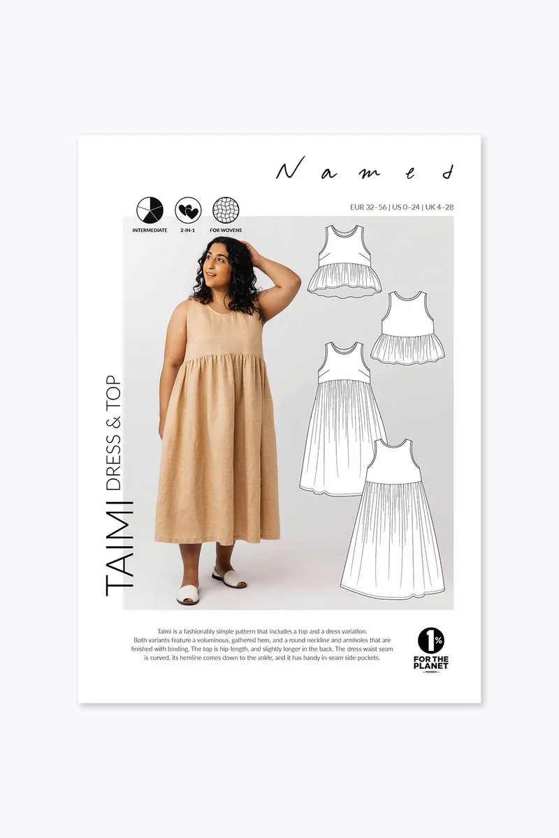 Taimi Dress & Top - Named Clothing - Sewing Pattern - Image 4