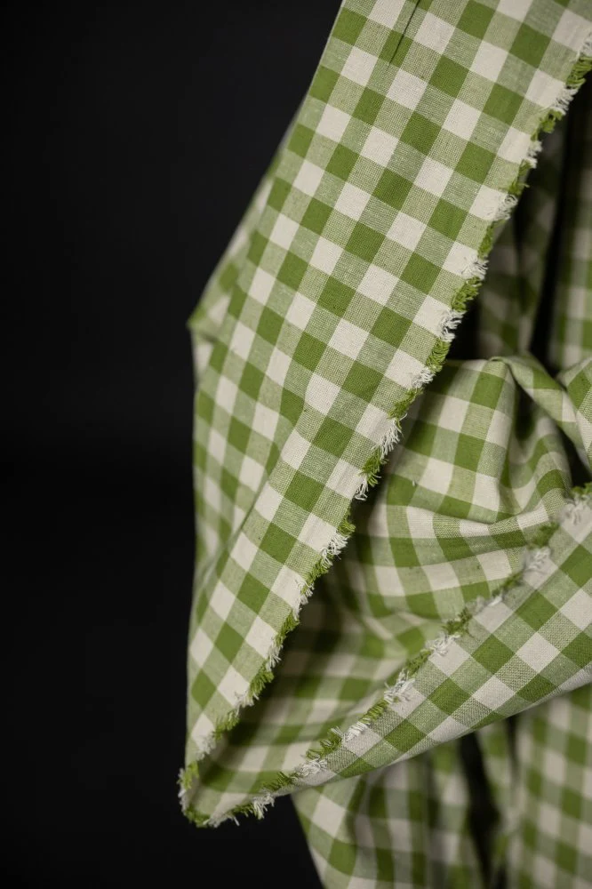 Tartines Organic Cotton Linen Gingham - European Import - Merchant & Mills - Image 3
