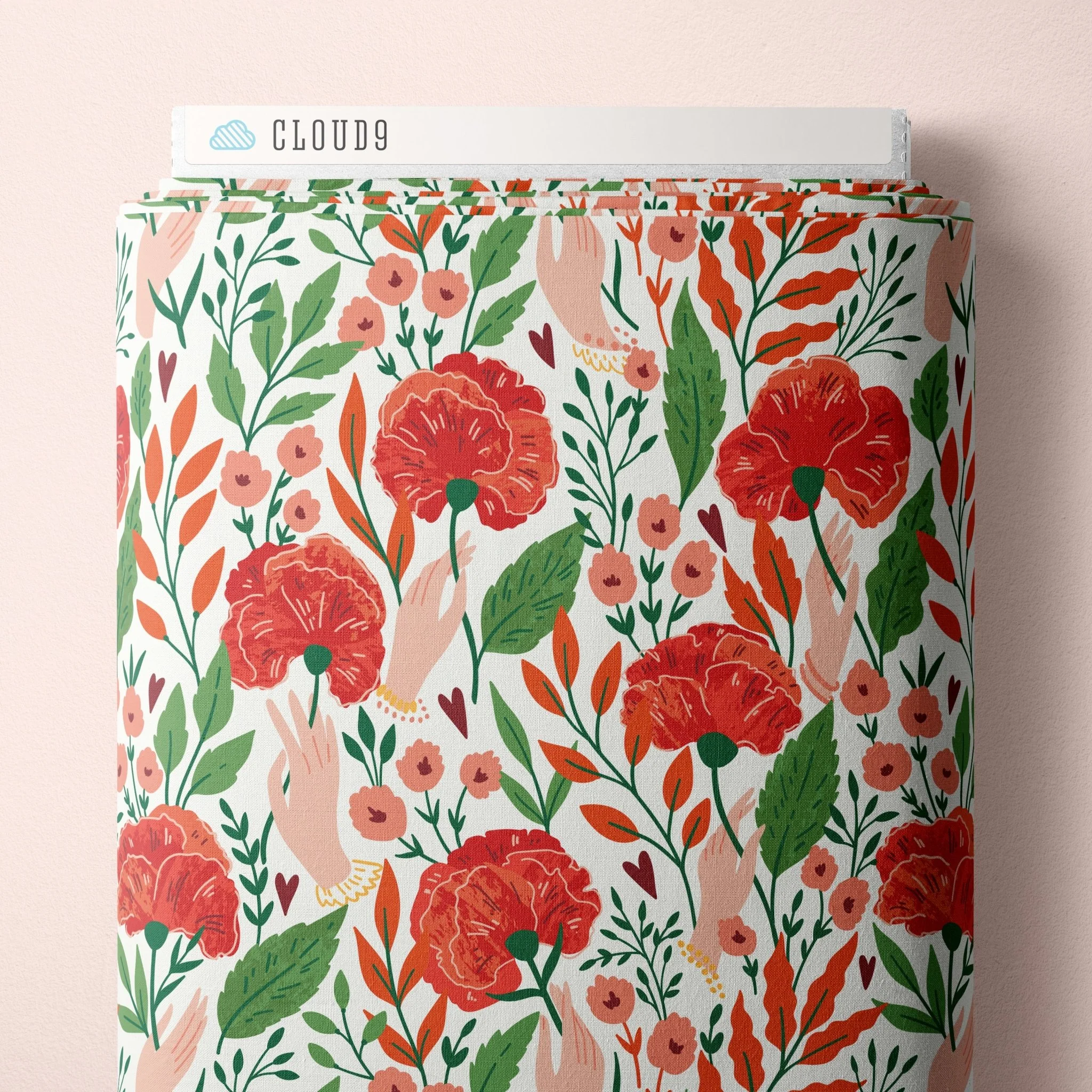 Tenderness - About Love - Maria Galybina - Cloud 9 Fabrics - Poplin