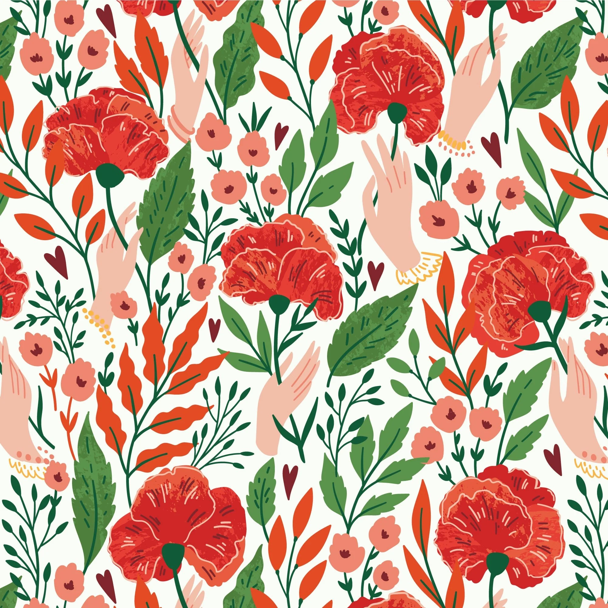 Tenderness - About Love - Maria Galybina - Cloud 9 Fabrics - Poplin - Image 2