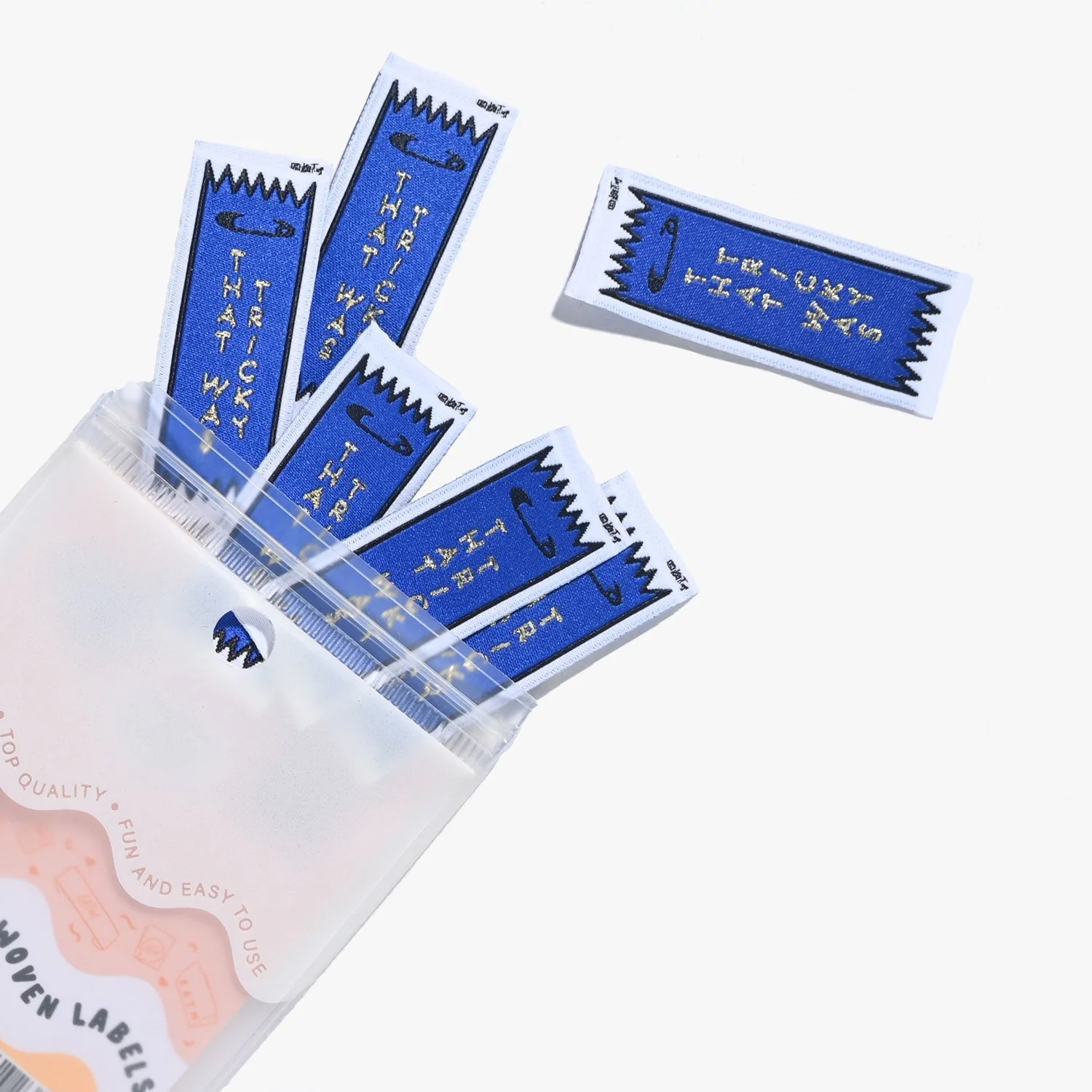 "THAT WAS TRICKY" Woven Label Pack - Kylie And The Machine - Image 2