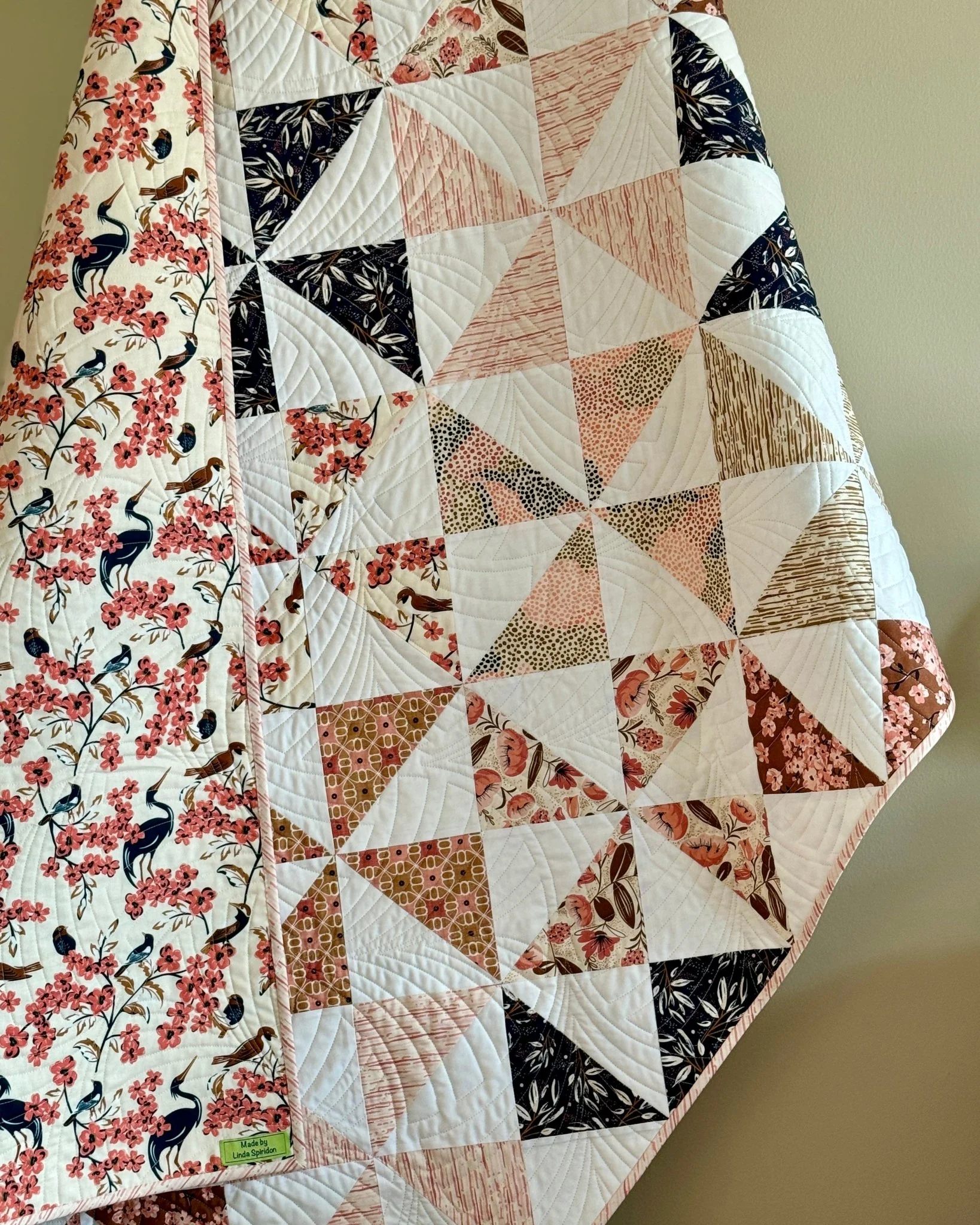 Thatching - Pink - Enchanted - Hang Tight Studios - Cloud 9 Fabrics - Poplin - Image 5