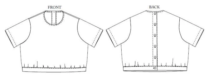 The Celeste Blouse Womens Pattern - Merchant & Mills - Image 10