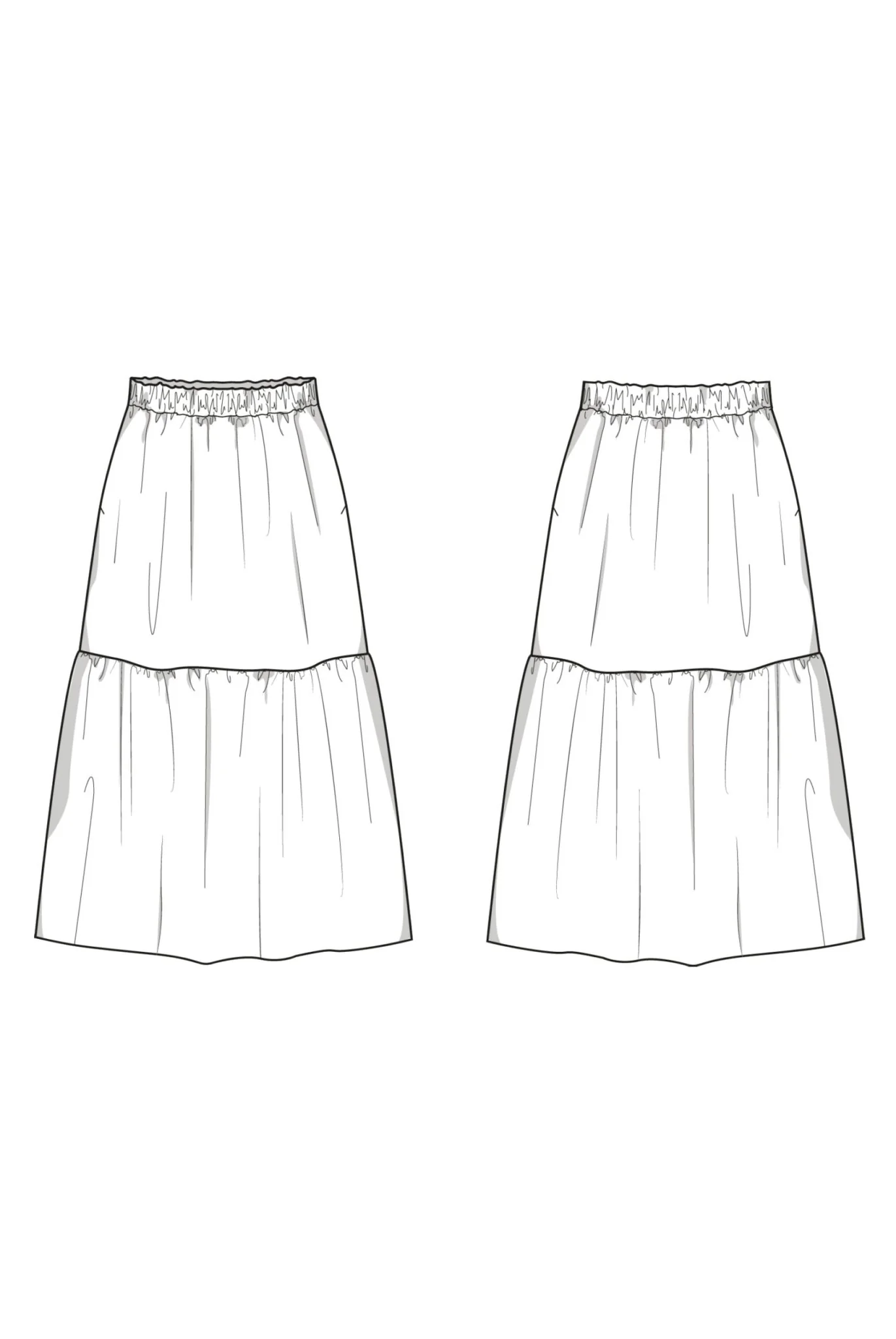 The Abbie Skirt - Paper Sewing Pattern - Juliana Martejevs - Image 7
