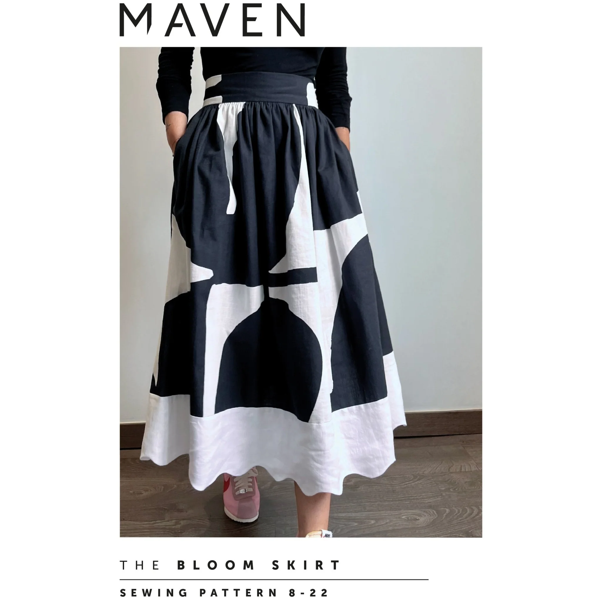 The Bloom Skirt Paper Sewing Pattern - Maven Sewing Patterns