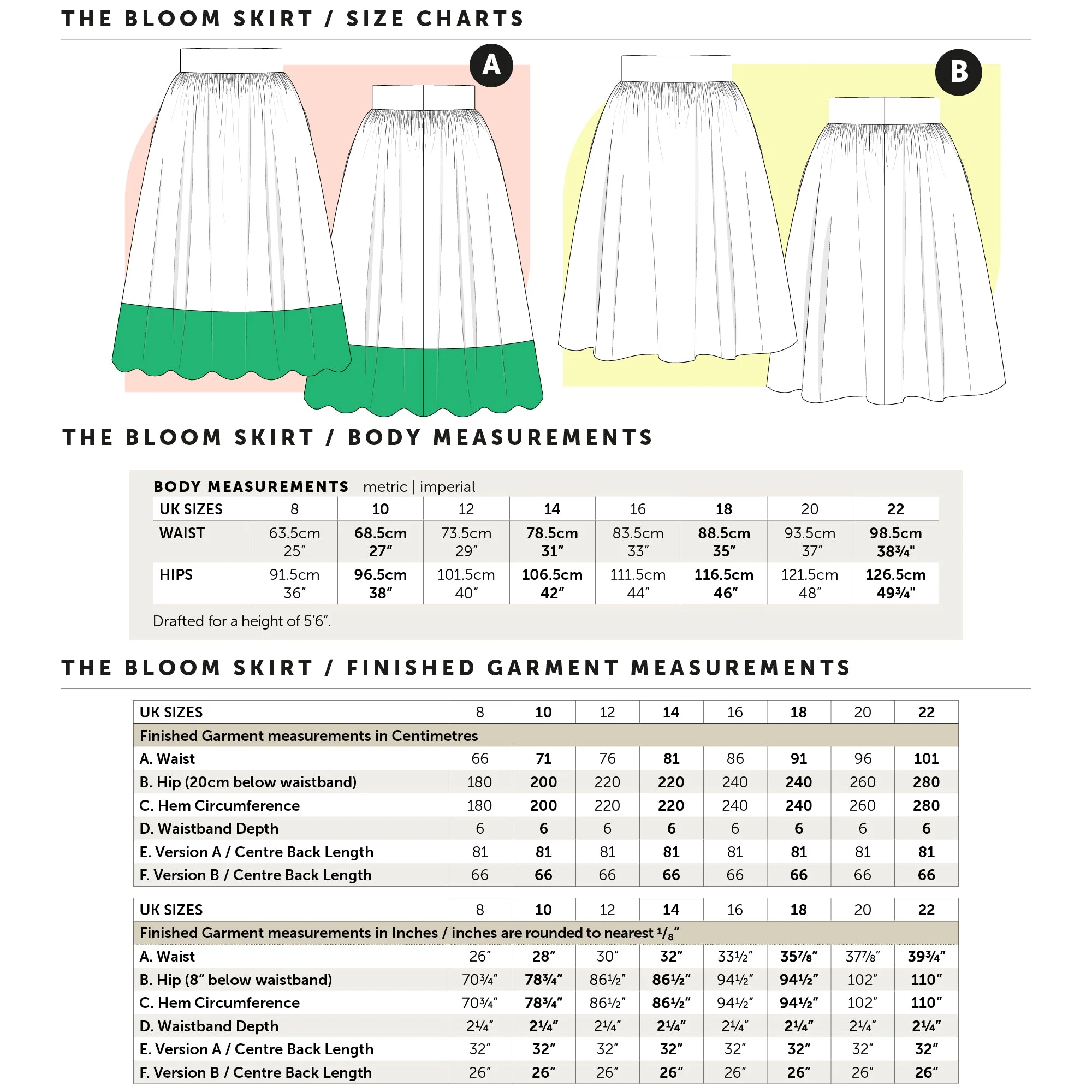The Bloom Skirt Paper Sewing Pattern - Maven Sewing Patterns - Image 12