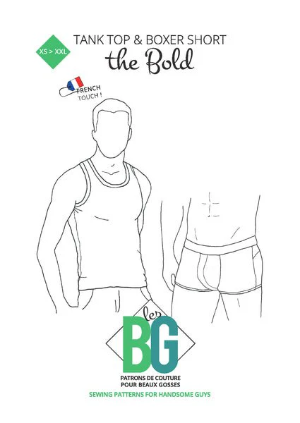 The Bold - Underwear Set - Mens Sewing Pattern - Patrons Les BG - Image 7