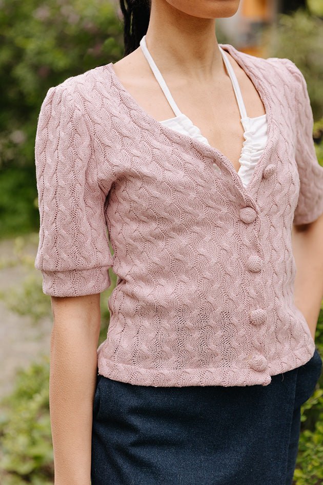 The Carlotta Short Sleeve Cardigan - Paper Sewing Pattern - Juliana Martejevs - Image 3