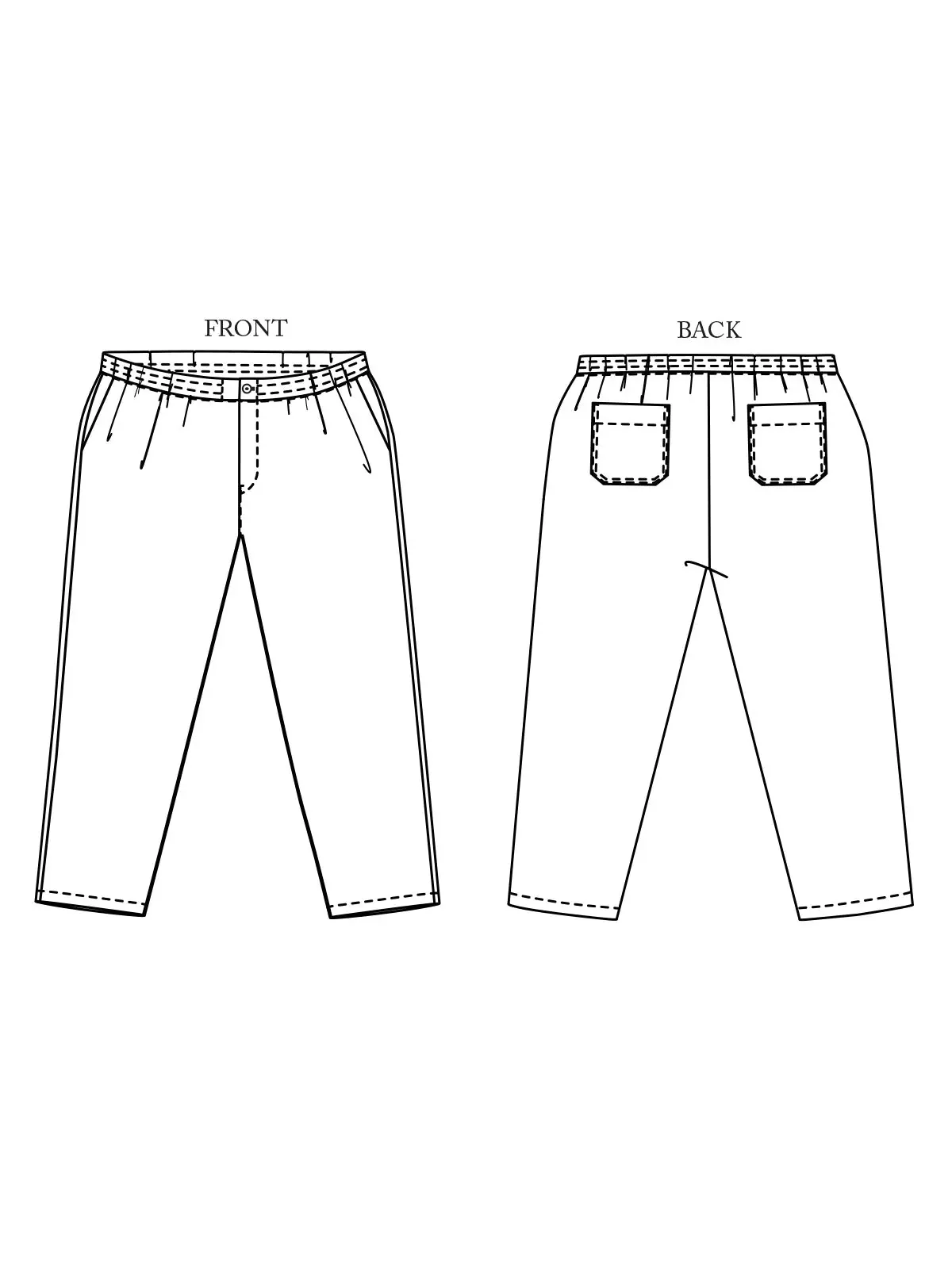 The Elling Mens Trousers Pattern - Merchant & Mills - Image 9