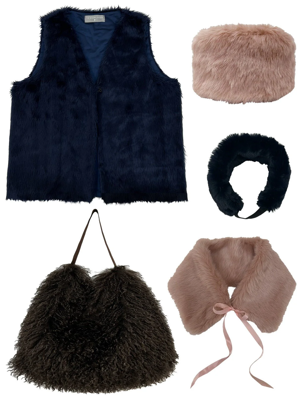 The Faux Fur Accessories - PDF Pattern - The Makers Atelier