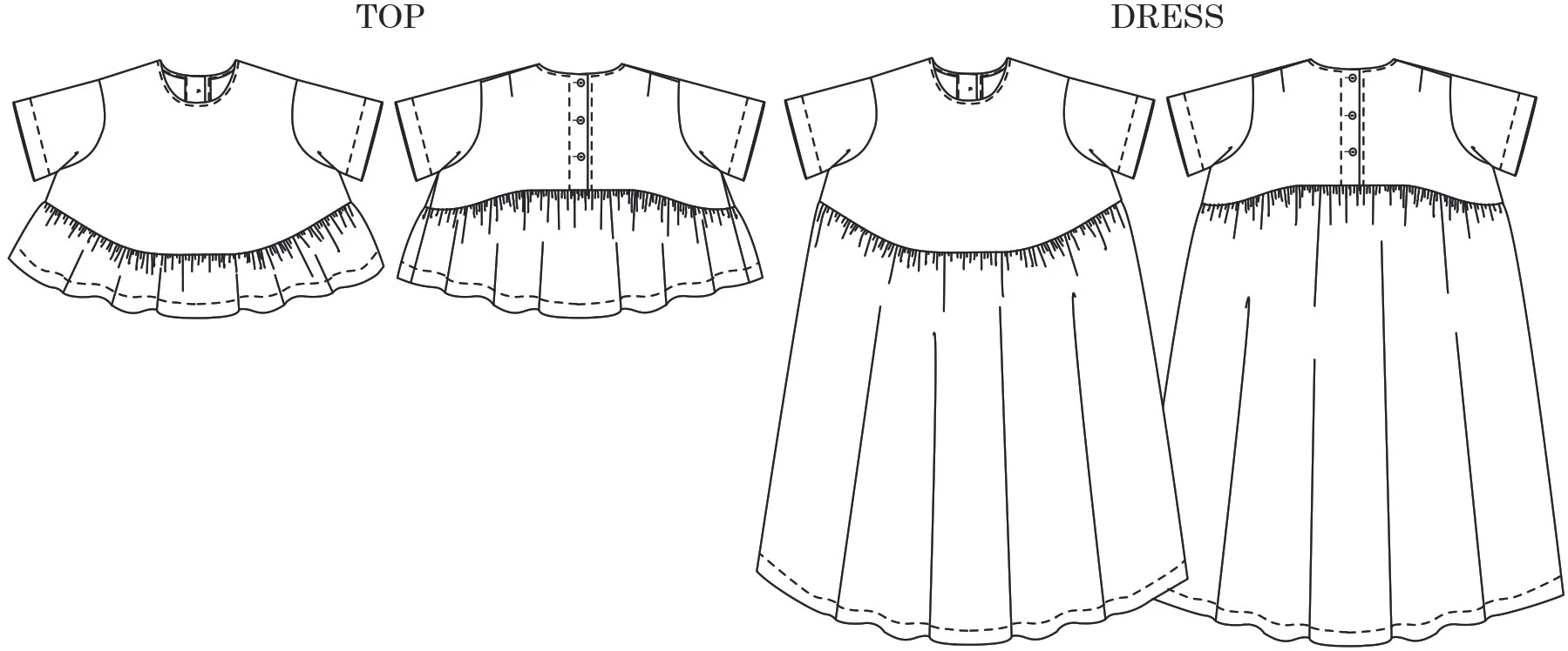 The Florence Top + Dress PDF Pattern - Merchant & Mills - Image 21