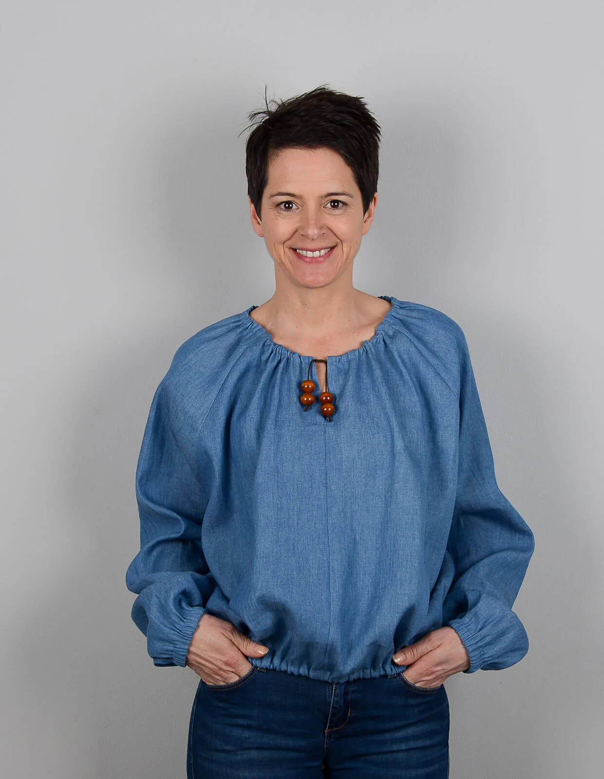 The Gathered Neck Dress and Blouse - PDF Pattern - The Makers Atelier - Image 6