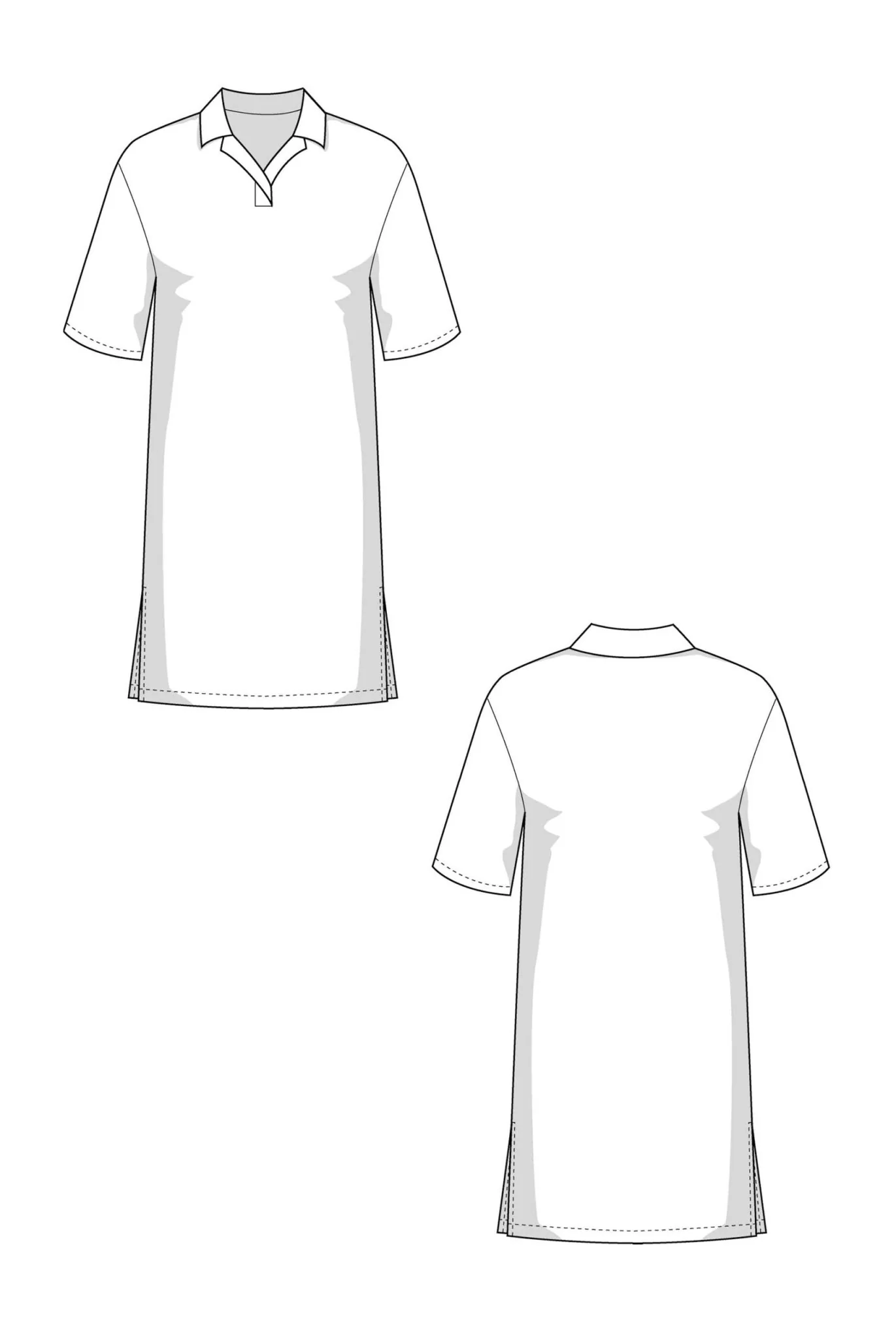 The Harper Polo Dress - Paper Sewing Pattern - Juliana Martejevs - Image 5