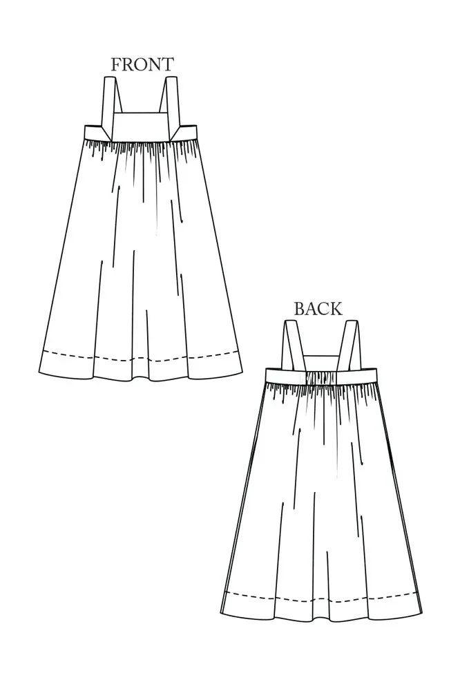 The Honey Maxi Sundress Womens Pattern - Merchant & Mills - Image 12
