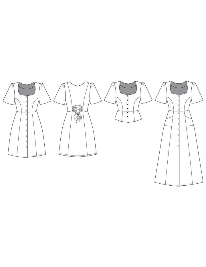 The Hughes Dress Pattern - Friday Pattern Company - Image 7