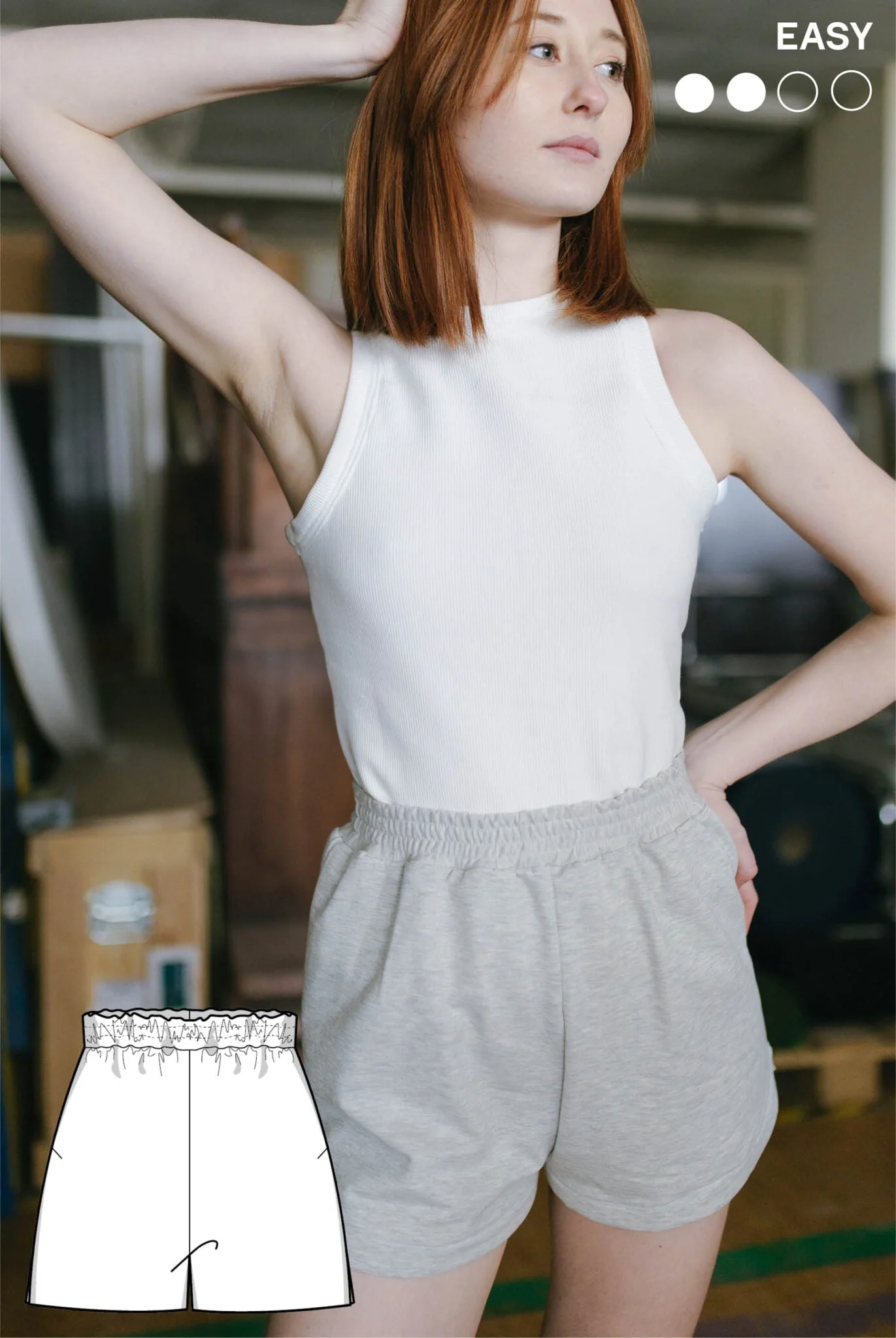 The Kaya Shorts - Paper Sewing Pattern - Juliana Martejevs