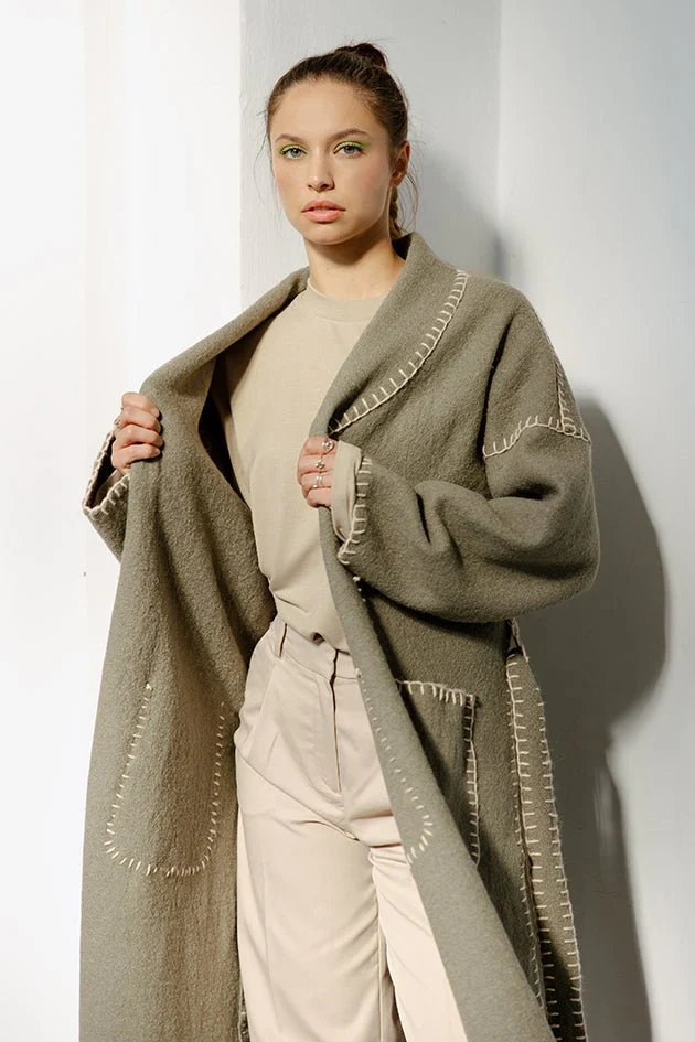The Kelly Coat - No Sewing Machine Required - Paper Sewing Pattern - Juliana Martejevs - Image 4