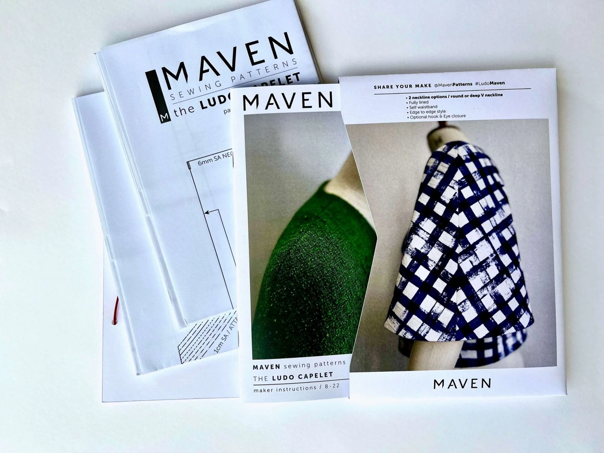 The Ludo Capelet Paper Sewing Pattern - Maven Sewing Patterns - Image 9