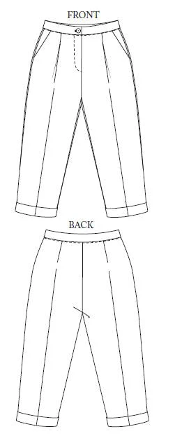 The Pegs Trouser Womens Pattern - Merchant & Mills - Image 12