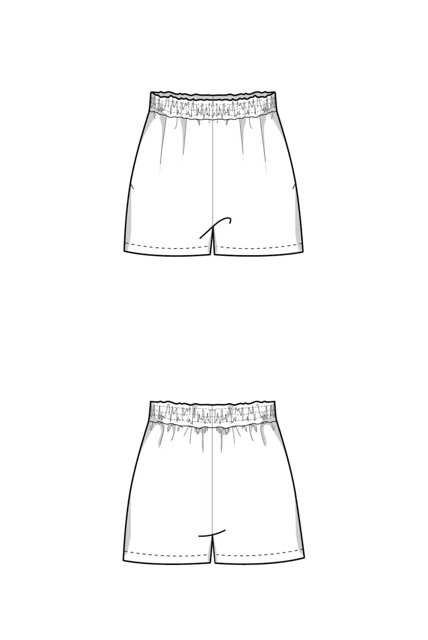 The Pixie Shorts - Paper Sewing Pattern - Juliana Martejevs - Image 5