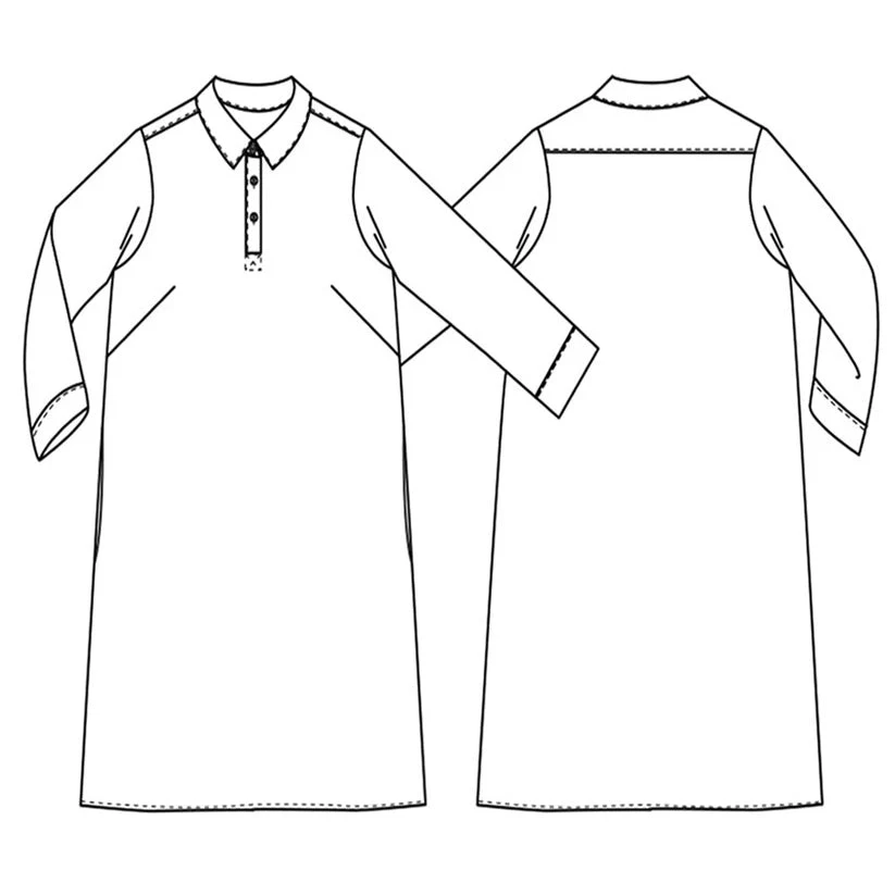 The Rugby Womens PDF Pattern - Merchant & Mills - Image 3